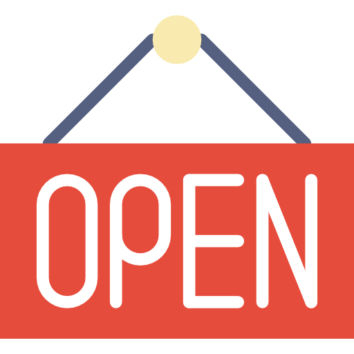 We are open We are open